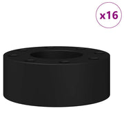 Vidaxl tafelvoetbal bumpers 16 st zwart 2,7 x 2,7 x 1,3 cm tpe - afbeelding 3