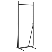 Vidaxl kledingrek zwart 62 x 48 x 158 cm staal - afbeelding 2