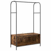 Vidaxl kledingrek bruin eiken 100 x 44 x 160 cm bewerkt hout - afbeelding 2
