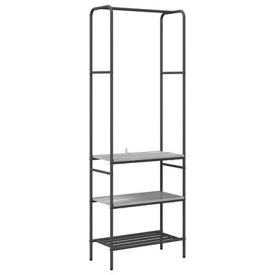 Vidaxl kledingrek grijs sonoma 60 x 30 x 171 cm bewerkt hout