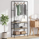 Vidaxl kledingrek sonoma eiken 77 x 30 x 171 cm bewerkt hout