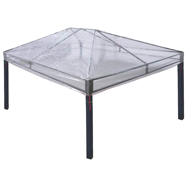 Vidaxl gazebo dekking vervanging 400 x 300 x 32 cm transparant pvc