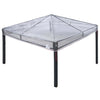 Vidaxl gazebo dekking vervanging doorzichtig 3 x 3 m pvc