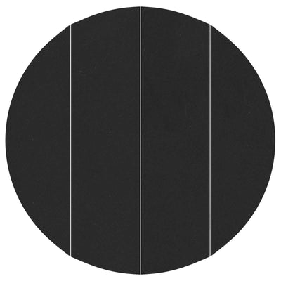 Vidaxl zwembad grondzeil ø 428 cm (2 mm) rond niet-geweven stof zwart