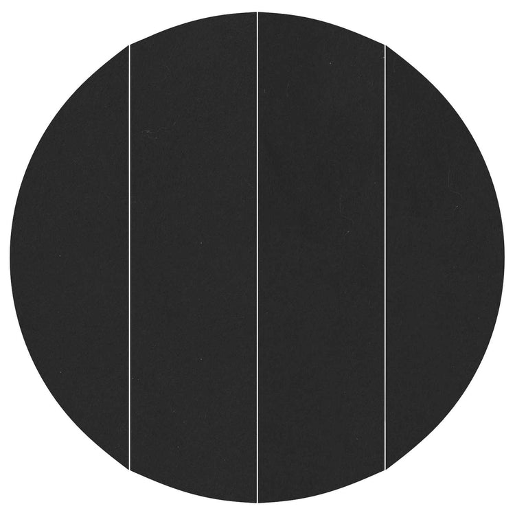 Vidaxl zwembad grondzeil ø 428 cm (2 mm) rond niet-geweven stof zwart