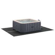 Vidaxl zwembad grondzeil 300 x 220 x 0,1 cm rechthoekig zwart - afbeelding 3