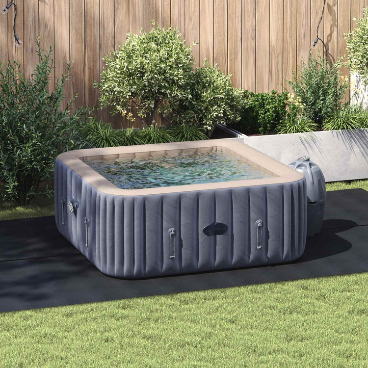 Vidaxl zwembad grondzeil zwart 420 x 220 x 0,1 cm niet-geweven stof