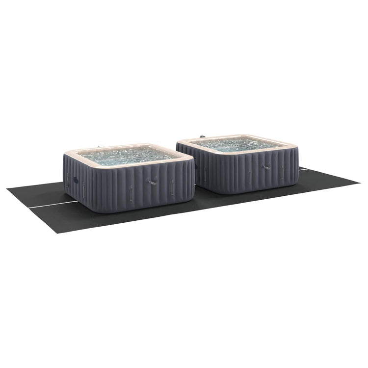 Vidaxl zwembad grondzeil 500 x 250 x 0,1 cm rechthoekig zwart
