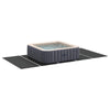 Vidaxl zwembad grondzeil zwart 550 x 280 x 0,1 cm niet-geweven stof