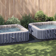 Vidaxl zwembad grondzeil 640 x 321 x 0,1 cm rechthoekig zwart - afbeelding 1