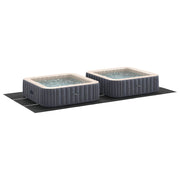 Vidaxl zwembad grondzeil 640 x 321 x 0,1 cm rechthoekig zwart - afbeelding 3