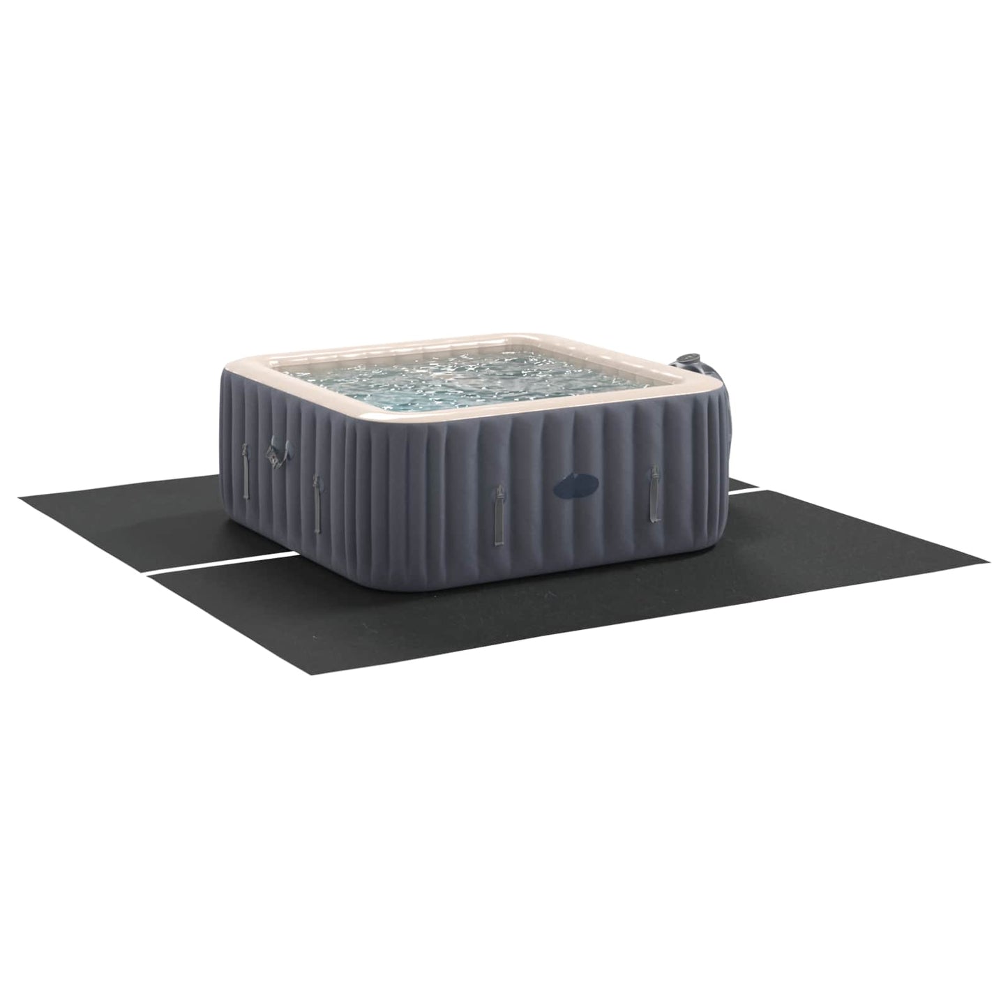 Vidaxl zwembad grondzeil 274 x 274 x 0,1 cm niet-geweven stof