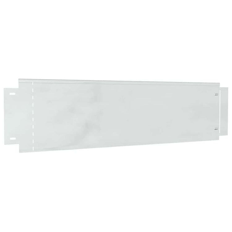 Vidaxl gazonranden 10 st 100 x 25 x 0,07 cm gegalvaniseerd staal