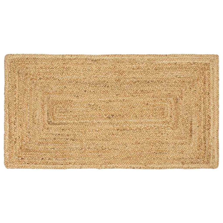Vidaxl gebied tapijt beige 60 x 110 cm jute