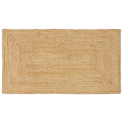 Vidaxl gebied tapijt beige 80 x 150 cm jute