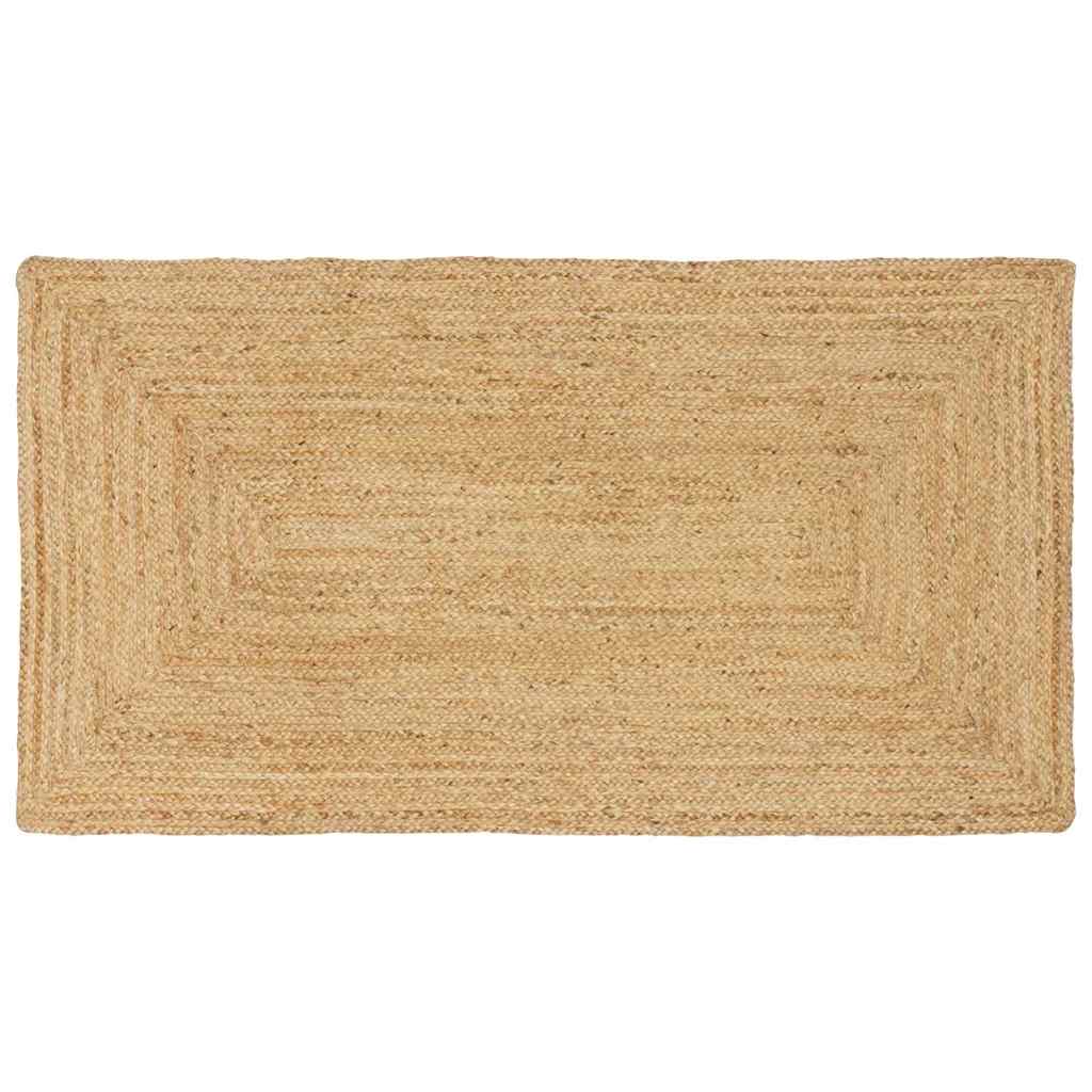 Vidaxl gebied tapijt beige 80 x 200 cm jute