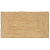 Vidaxl gebied tapijt beige 80 x 200 cm jute