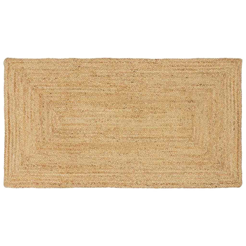 Vidaxl gebied tapijt beige 80 x 200 cm jute