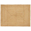 Vidaxl gebied tapijt beige 120 x 170 cm jute