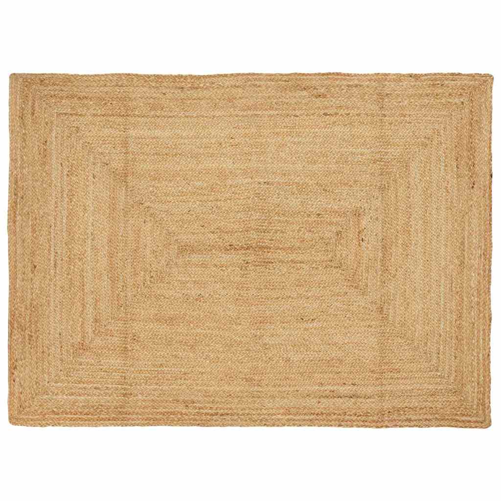 Vidaxl gebied tapijt beige 120 x 170 cm jute
