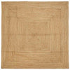 Vidaxl gebied tapijt beige 240 x 240 cm jute