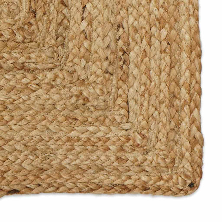 Vidaxl gebied tapijt beige 240 x 340 cm jute