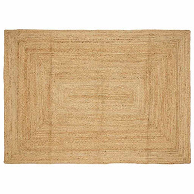 Vidaxl gebied tapijt beige 240 x 340 cm jute