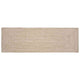 Vidaxl gebied tapijt natuurlijk en wit 80 x 250 cm jute