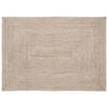 Vidaxl vloerkleden rechthoekig natuurlijk en wit 140 x 200 cm jute