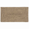 Vidaxl vloerkleden rechthoekig natuurlijk en zwart 60 x 110 cm jute