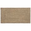 Vidaxl vloerkleden rechthoekig natuurlijk en zwart 100 x 200 cm jute