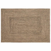 Vidaxl vloerkleden rechthoekig natuurlijk en zwart 140 x 200 cm jute - afbeelding 1