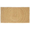 Vidaxl vloerkleden rechthoekig bruin 60 x 110 cm jute