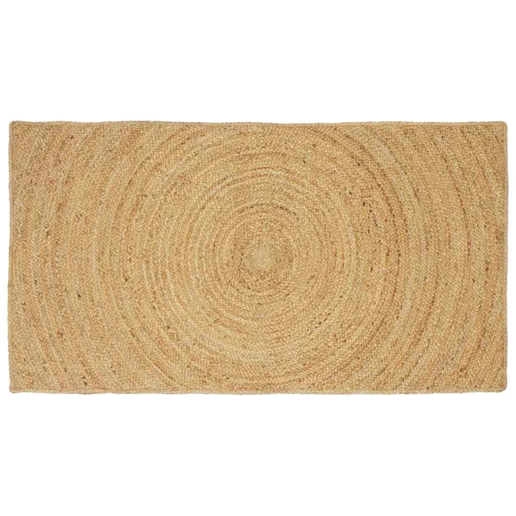 Vidaxl vloerkleden rechthoekig bruin 60 x 110 cm jute