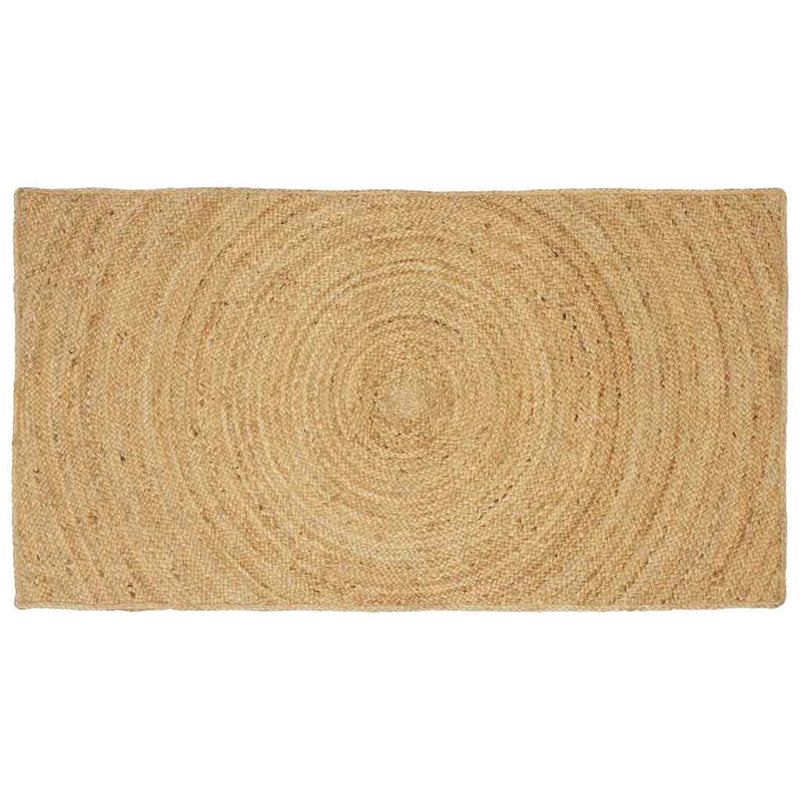 Vidaxl vloerkleden rechthoekig bruin 60 x 110 cm jute