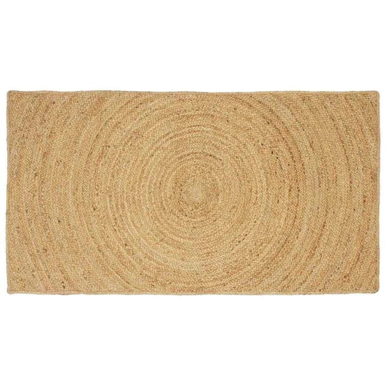 Vidaxl vloerkleden rechthoekig bruin 100 x 200 cm jute