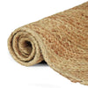 Vidaxl vloerkleden vierkant bruin 160 x 160 cm jute