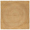 Vidaxl vloerkleden vierkant bruin 200 x 200 cm jute