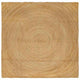 Vidaxl vloerkleden naturel 240 x 240 cm jute