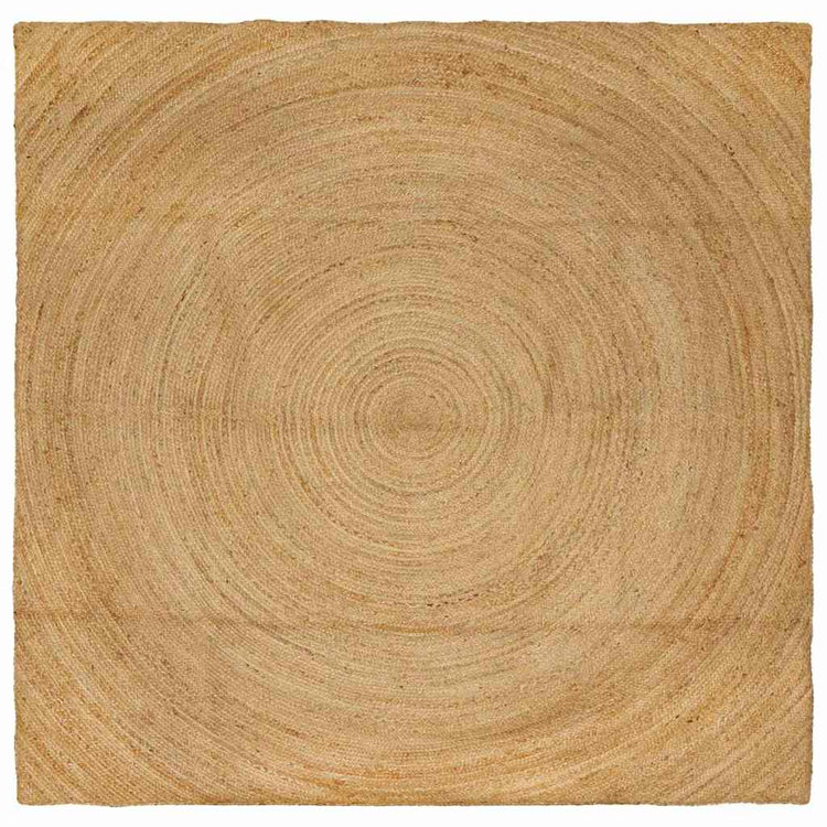 Vidaxl vloerkleden vierkant bruin 300 x 300 cm jute
