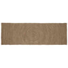 Vidaxl vloerkleden rechthoekig grijs 60 x 250 cm jute
