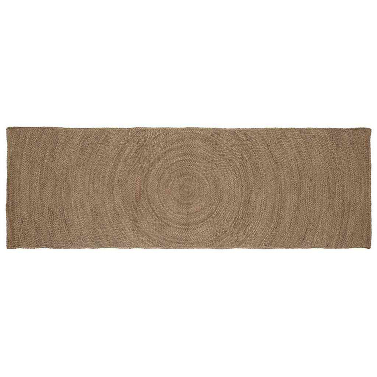 Vidaxl vloerkleden grijs 60 x 250 cm jute