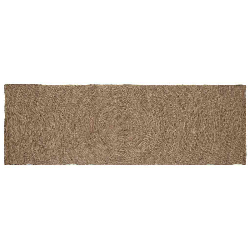 Vidaxl vloerkleden rechthoekig grijs 60 x 300 cm jute