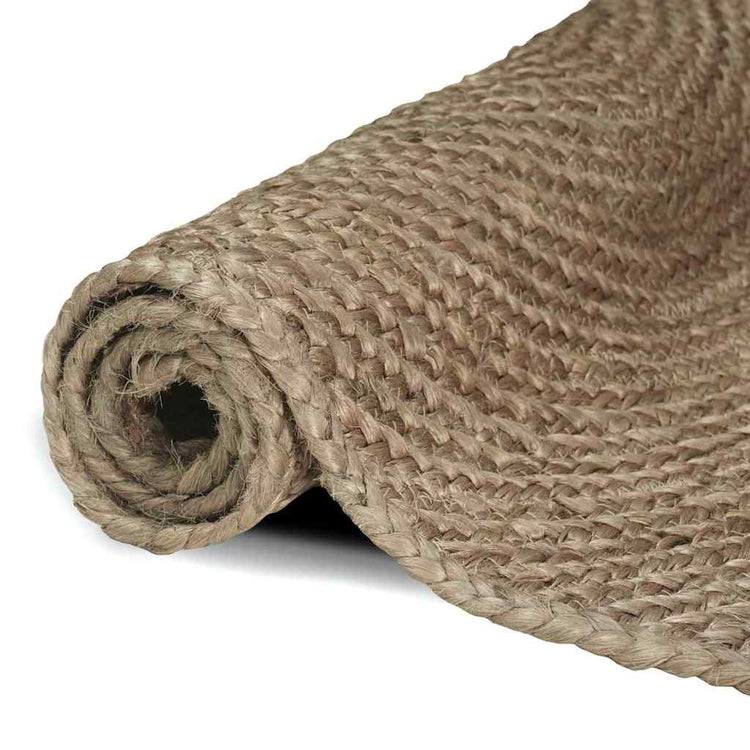 Vidaxl vloerkleden grijs 60 x 400 cm jute
