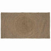 Vidaxl vloerkleden rechthoekig grijs 100 x 200 cm jute