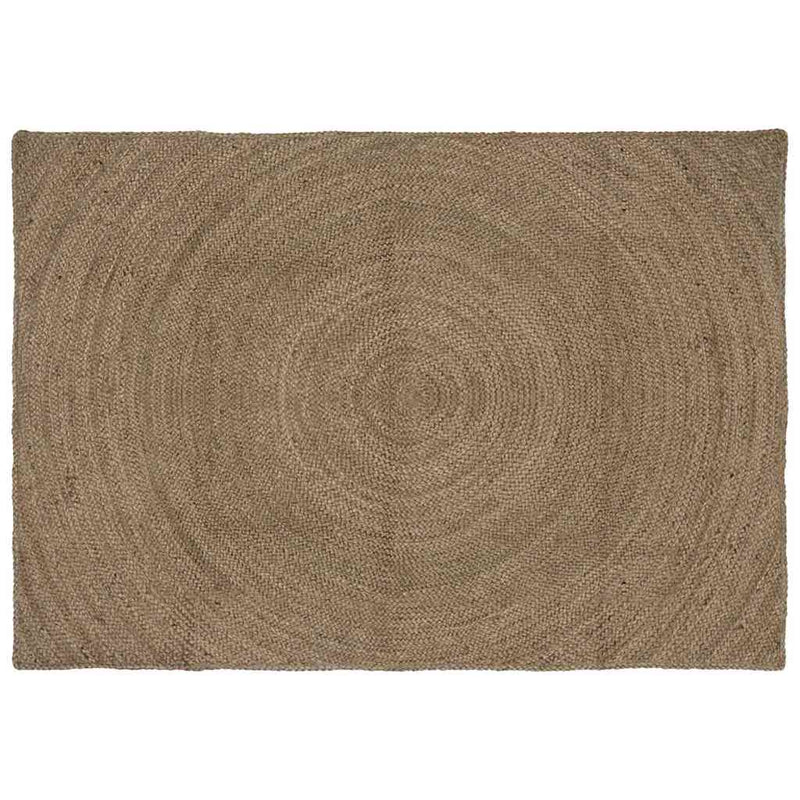 Vidaxl vloerkleden rechthoekig grijs 120 x 170 cm jute