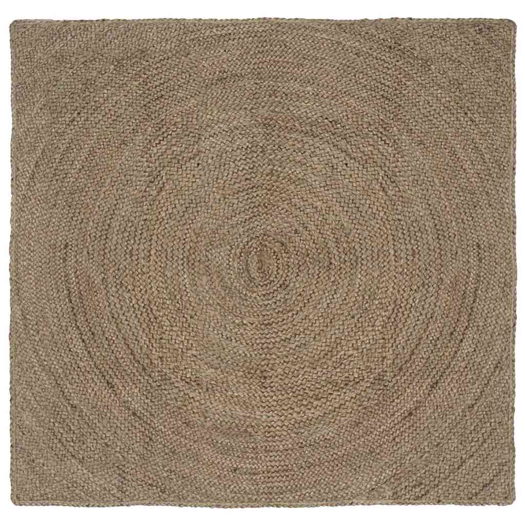 Vidaxl vloerkleden grijs 160 x 160 cm jute