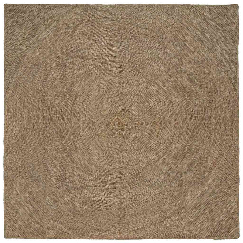 Vidaxl vloerkleden vierkant grijs 200 x 200 cm jute