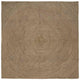 Vidaxl vloerkleden grijs 240 x 240 cm jute