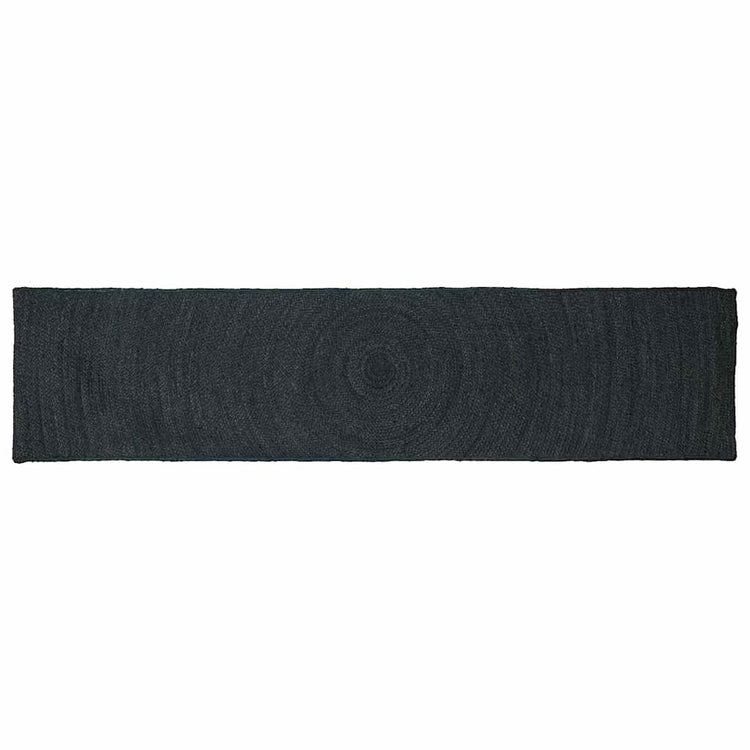 Vidaxl vloerkleden donkergrijs 60 x 250 cm jute